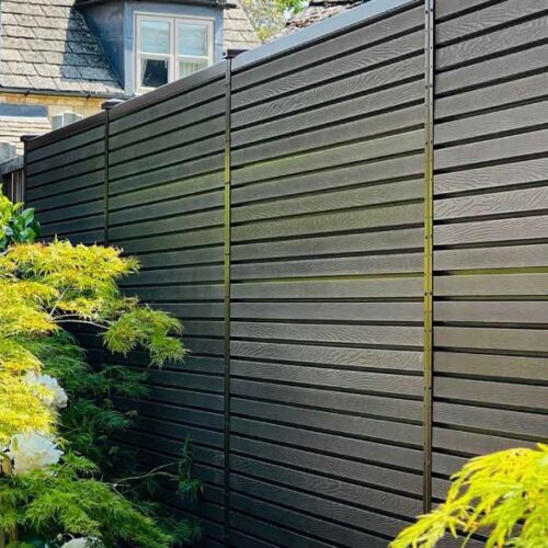 DuraPost® Grey Urban Slatted Panels